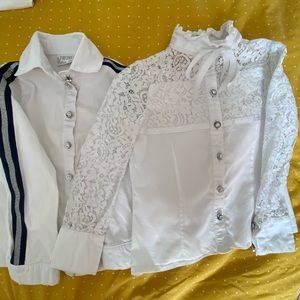 Girls blouses school uniform for 4-5 years